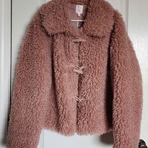LAUREN CONRAD Faux Fur Jacket - NEW